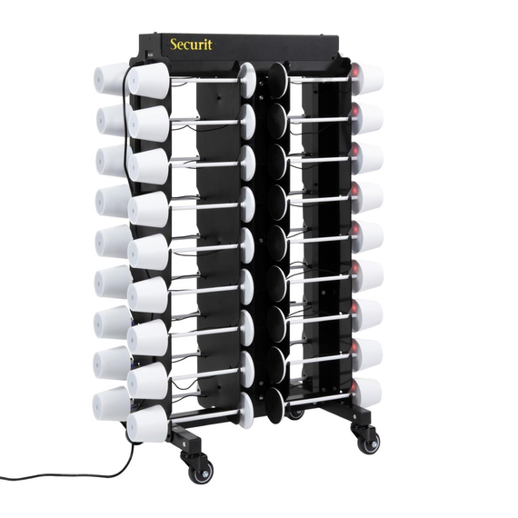 Securit Ladewagen für 36 Tischleuchten passend zu GR652 GR655 GR657 GR658, Bild 2