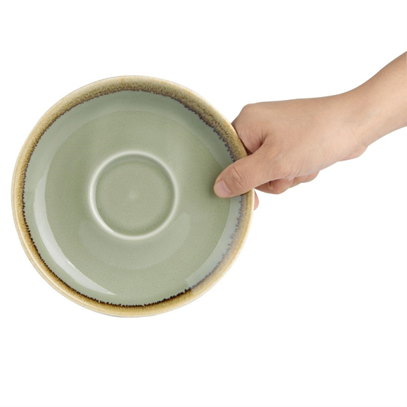 Olympia Kiln Untertassen Moos 16cm  (6 Stück), Bild 5