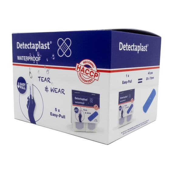 Detectaplast wasserdichtes Pflaster 25x72mm (100 Stück), Bild 4