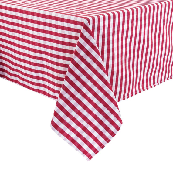 Mitre Comfort Gingham Tischdecke rot-weiß kariert 132cm, Bild 2
