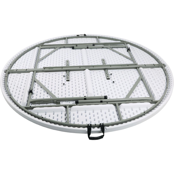 Bolero runder Klapptisch weiß 183cm, Bild 4