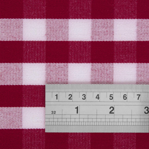 Mitre Comfort Gingham Servietten rot-weiß kariert 41cm (10 Stück), Bild 2