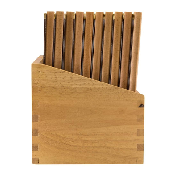 Securit Menümappen mit Holzbox braun A4 (20 Stück), Bild 4