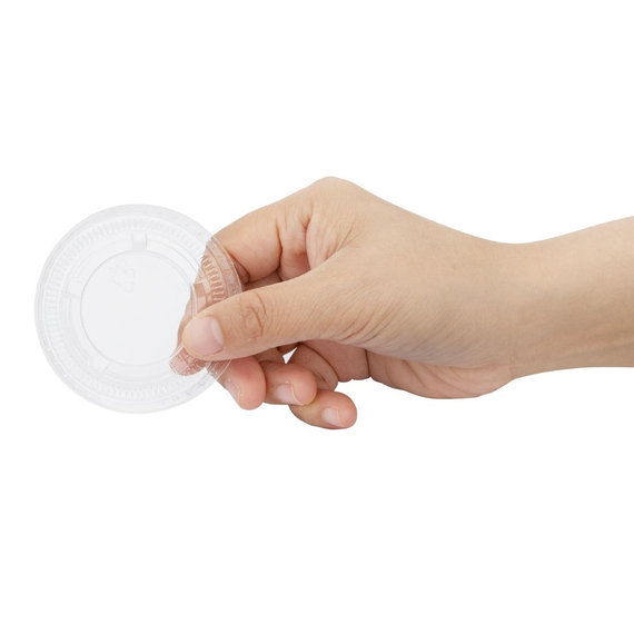 Fiesta Recycelbarer PET-Deckel für Portionsbecher (1000 Stück), Bild 3