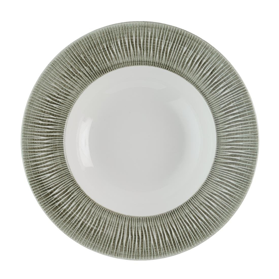 Churchill Bambus-Keramik-Spinwash-Alpine-Schüsseln mit breitem Rand, 280 mm (12 Stück), Bild 2