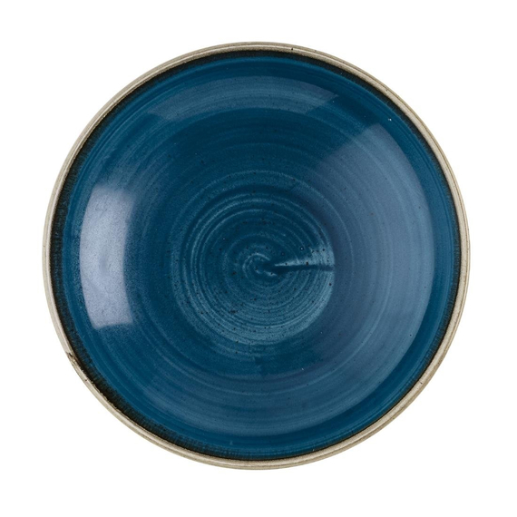 Churchill Stonecast Java Blue Coupe-Schüsseln, 184 mm, (12 Stück)