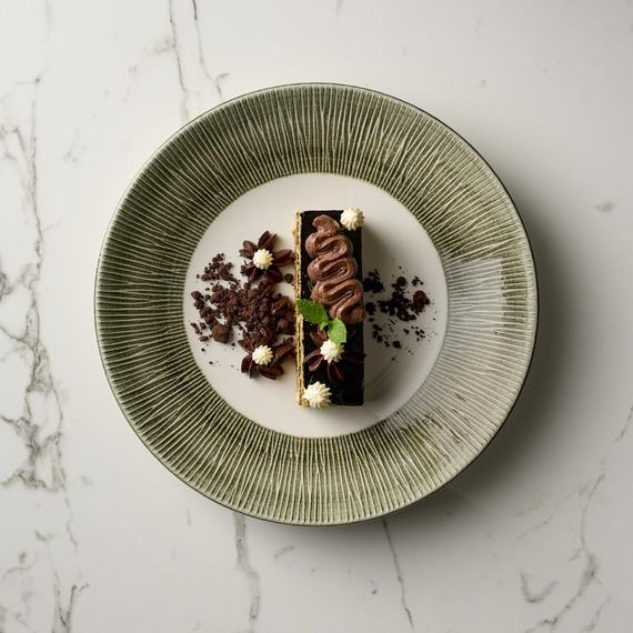 Churchill Bamboo Ceramic Spinwash Alpine Teller, 206 mm, (12 Stück), Bild 2