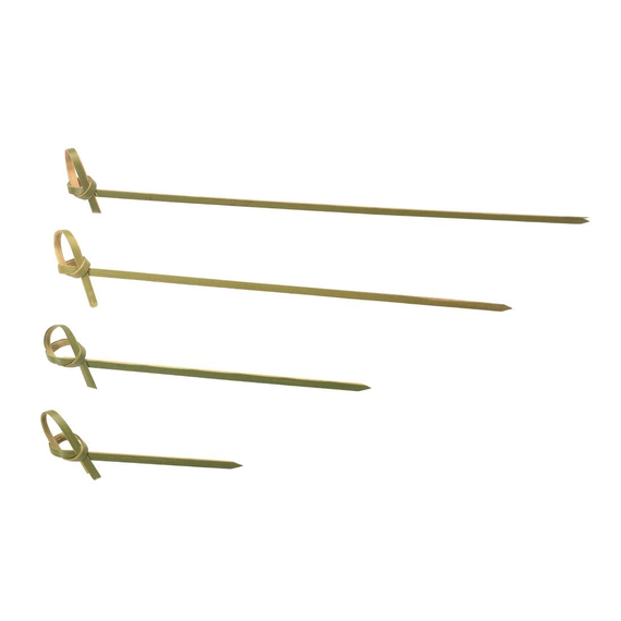 Sier Einweg-Knotenpicker Bambus 100mm (250 Stück), Bild 2