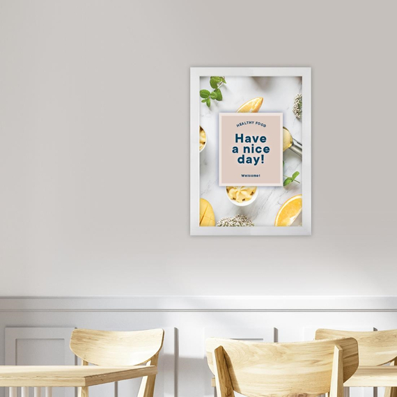 Europel Klapprahmen A4 25mm matt weiß, Bild 5