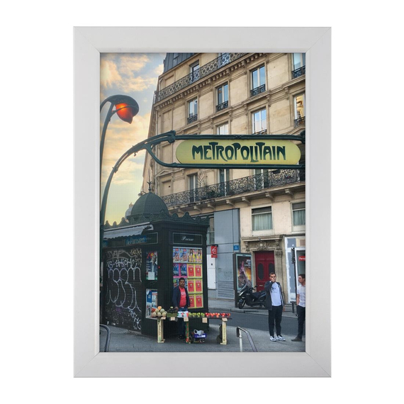 Europel Klapprahmen A4 25mm matt weiß, Bild 4