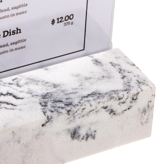 Europel Schilderhalter A5 Polystone weiß, Bild 6