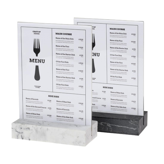 Europel Schildhalter A5 Polystone anthrazit, Bild 3