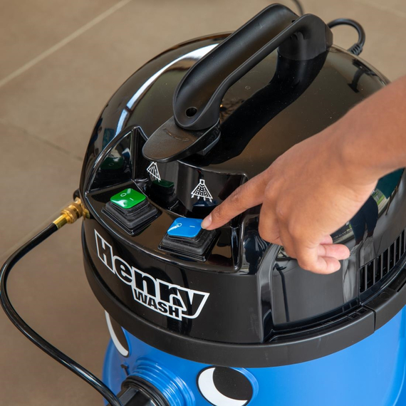 Numatic Sproei-extractiemaschine Staubsauger Henry Wash HVW370 blau mit Kit AS6, Bild 4