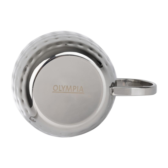 Olympia Barware gehämmerte Edelstahlbecher 440ml (6 Stück), Bild 4