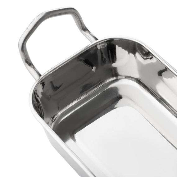 Olympia Tischpräsentation Rechteckige Schale Edelstahl 140x90mm, Bild 7