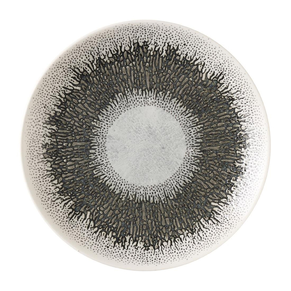 Churchill Studio Prints Fusion Black Coupe-Teller, 165 mm, (12 Stück)