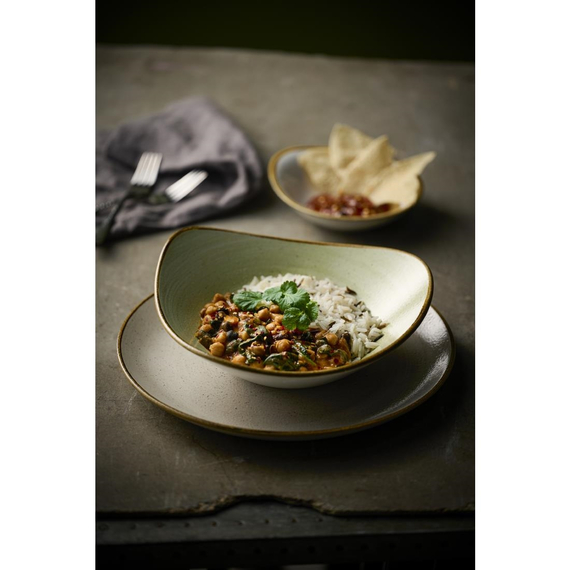 Churchill Stonecast Raw Grüne Lotus Schalen 229mm (12 Stück), Bild 4