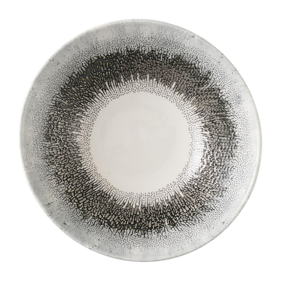 Churchill Studio Prints Fusion Schwarze tiefe Coupe-Schüsseln, 178 mm, (6 Stück)