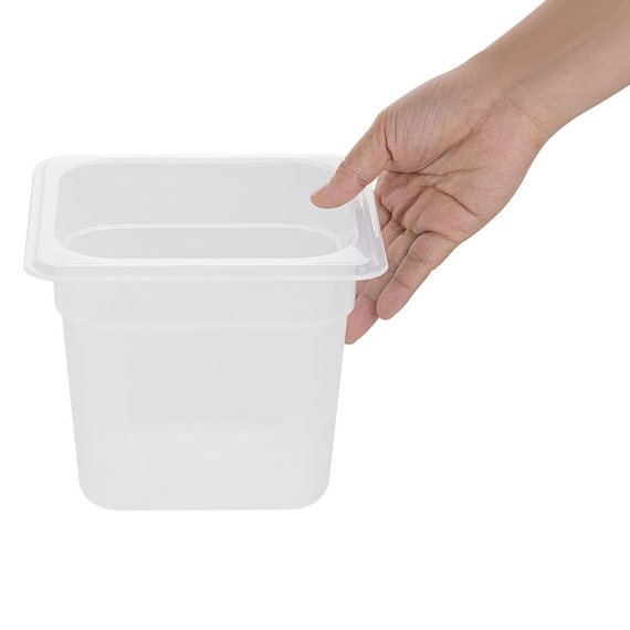 Nisbets Essentials Polypropylen 1/6 Gastronorm Behälter 150mm, Bild 4