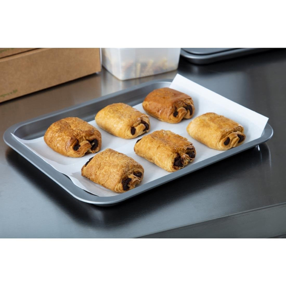 Fiesta kompostierbare Burgerverpackungen Weiß 250x300 (200 Stück), Bild 5