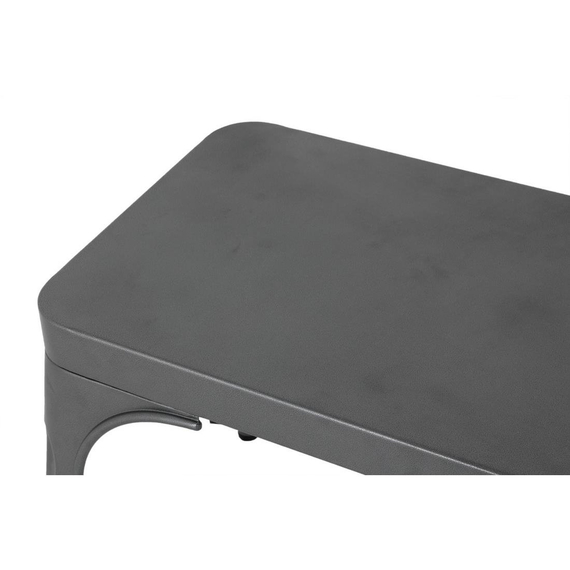 Bolero Bistro Metall-Sitzbänke Gunmetal 1000mm (2 Stück), Bild 4