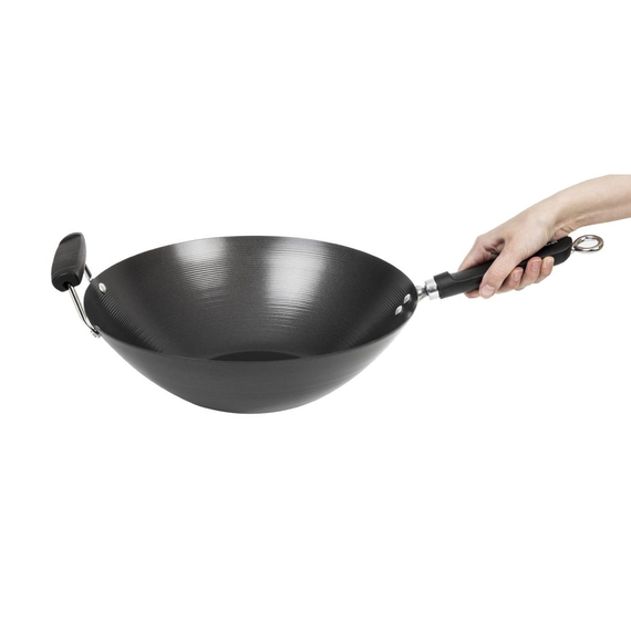 Antihaftbeschichteter Wok mit flachem Boden 35,5cm, Bild 7