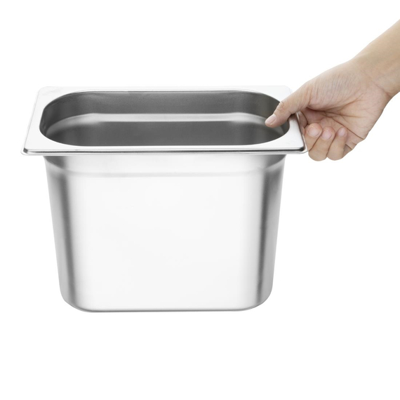 Vogue GN-Behälter Edelstahl 20cm GN1/4, Bild 5