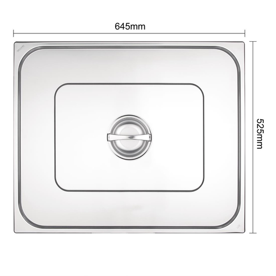 Vogue Deckel für GN-Behälter GN2/1, Bild 4