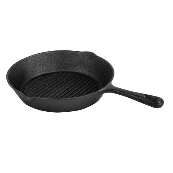 Vogue runde Skillet Grillpfanne aus Gusseisen 26,7cm, Bild 2