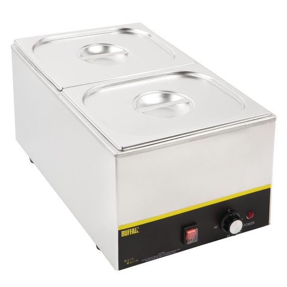 Vogue Edelstahl Gastronorm Schalen Set 2 x 1/2 Mit Deckeln, Bild 3