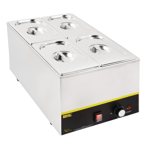 Vogue Edelstahl Gastronorm Behälter Set 4 1/4 Mit Deckel, Bild 7