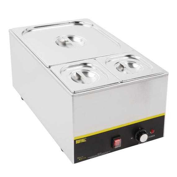 Vogue Edelstahl Gastronormschale Set 2x 1/6 Und 2/3 Mit Deckeln, Bild 3