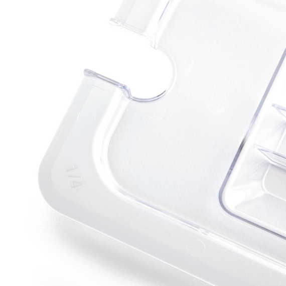 Vogue Polycarbonat Deckel mit Löffelaussparung GN1/4, Bild 3