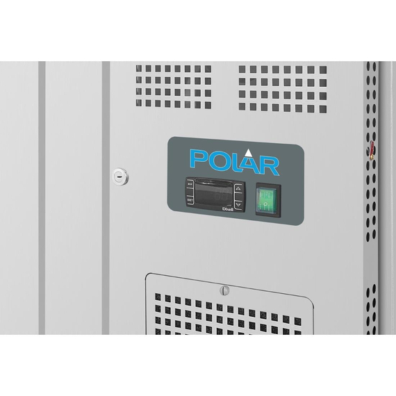 Polar U-Serie Premium Viertürige Saladette Thekenkühlschrank mit Schutz, Bild 7