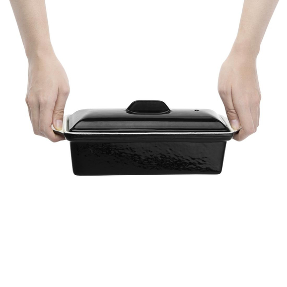 Vogue Terrinenform aus Gusseisen schwarz 1,3L, Bild 4