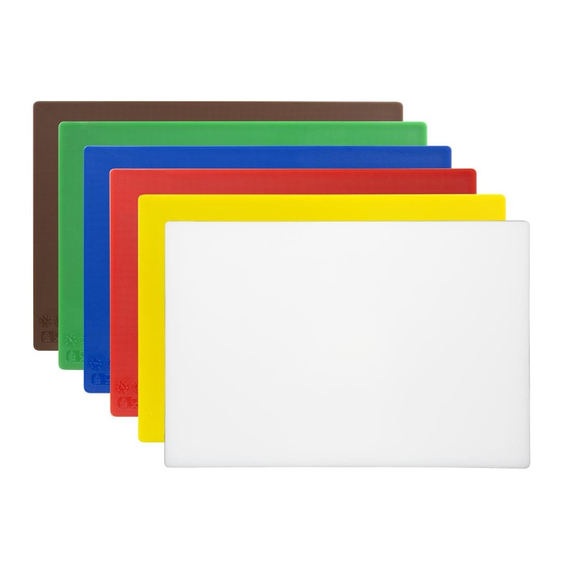 Hygiplas standard Schneidebretter Set mit geringer Dichte (6 Stück), Bild 3