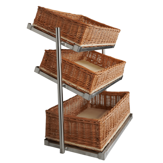Combisteel Brotkorb Etagere 3 Hoch Breit Modell  Inkl. Körbe, Bild 2