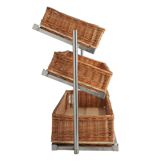 Combisteel Brotkorb Etagere 3 Hoch Breit Modell  Inkl. Körbe, Bild 3
