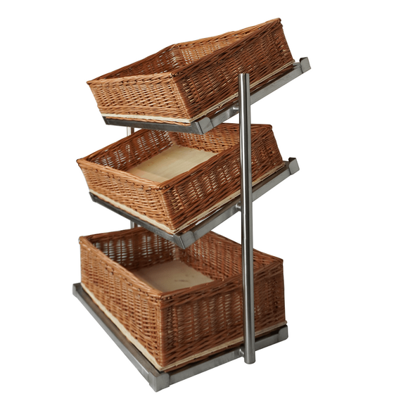 Combisteel Brotkorb Etagere 3 Hoch Breit Modell  Inkl. Körbe, Bild 5