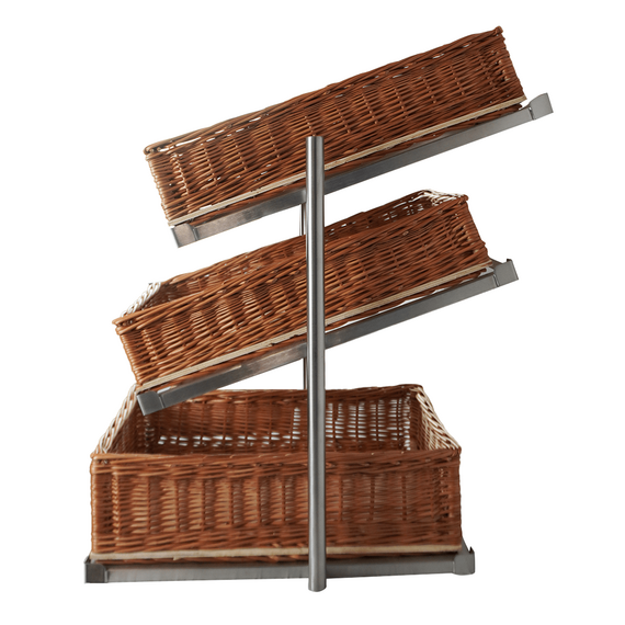 Combisteel Brotkorb Etagere 3 Hoch Schmale Modell  Inkl. Körbe, Bild 7