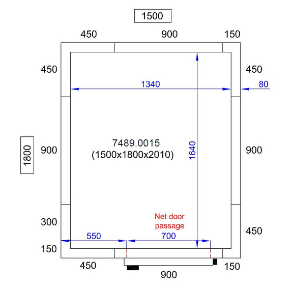 Combisteel Pro Line Kühl Und Frierzell 1500X1800X2010, Bild 5