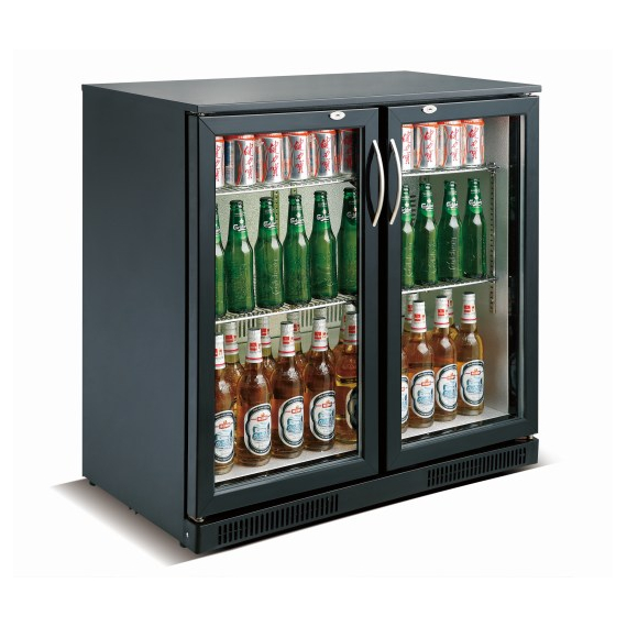 Combisteel Barkühler Schwarz 2 Türen – Breite 900 – Art.-Nr.: 7455.1305