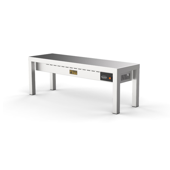 Combisteel Aufsatzbord Keramisch Beheizt 1 Stufig 1400  4 Heizelemente 250W – Breite 1400 – Art.-Nr.: 7020.0710