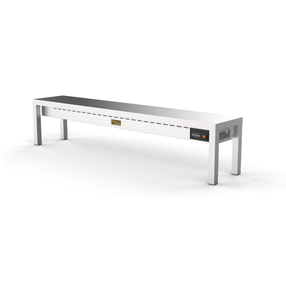 Combisteel Aufsatzbord Keramisch Beheizt 1 Stufig 1600  4 Heizelemente 250W – Breite 1600 – Art.-Nr.: 7020.0715
