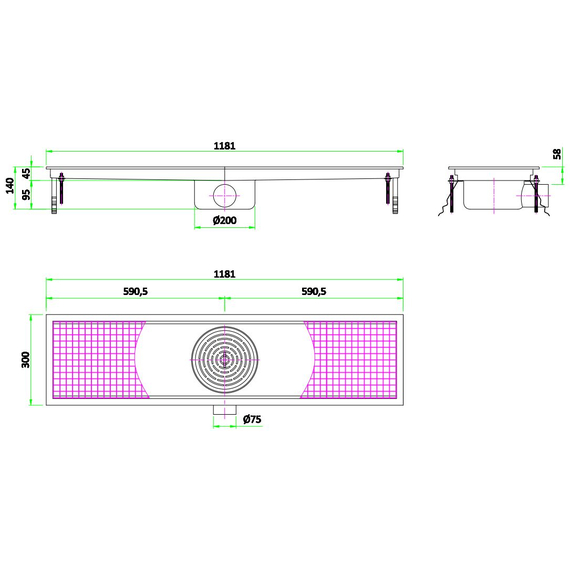 Combisteel 300 Bodenablauf 1181, Bild 10