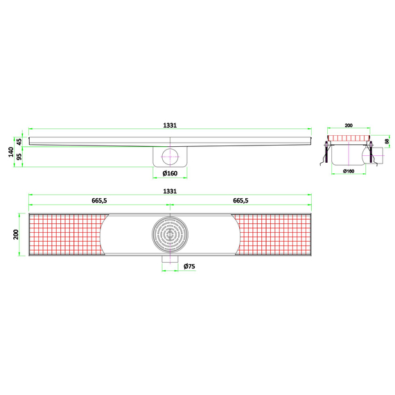 Combisteel 200 Bodenablauf 1331, Bild 2