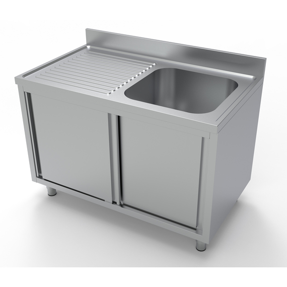 Combisteel 700 Spültisch Schiebetüren 1 Rechts 1200