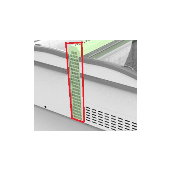 Combisteel Tiefkühltruhe Verbindung Seite Weiß  für Insel Ohne Kopf Element