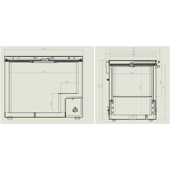 Combisteel Tiefkühltruhe Edelstahl Deckel 305 L, Bild 2