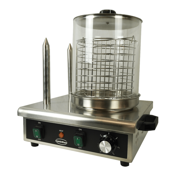 Combisteel Hot Dog Gerät mit 2 Brotwärmer, Bild 2